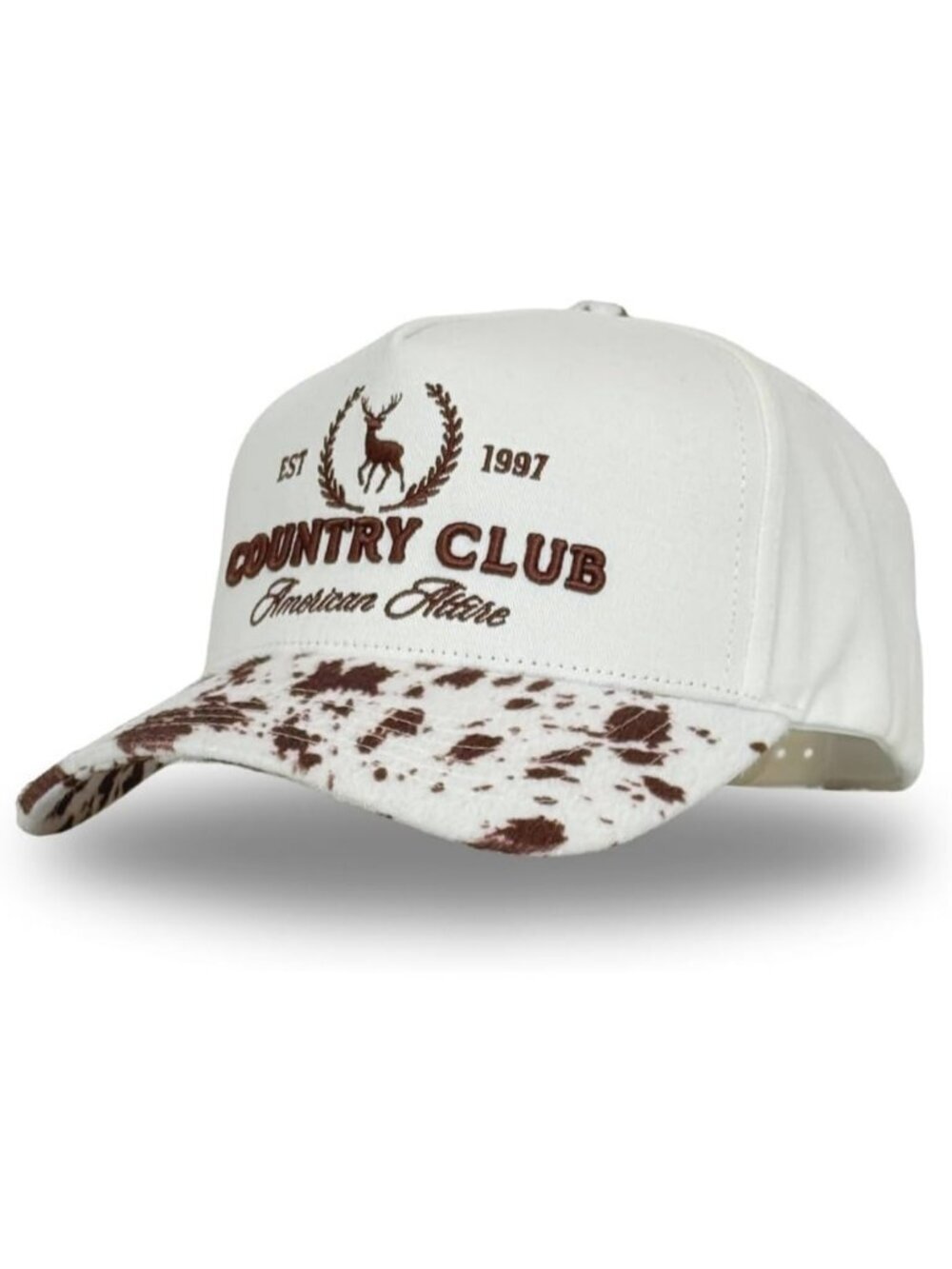 Unisex Cow Print Cute Caps Cowgirls Cowboys Snapback Western Trucker Hat